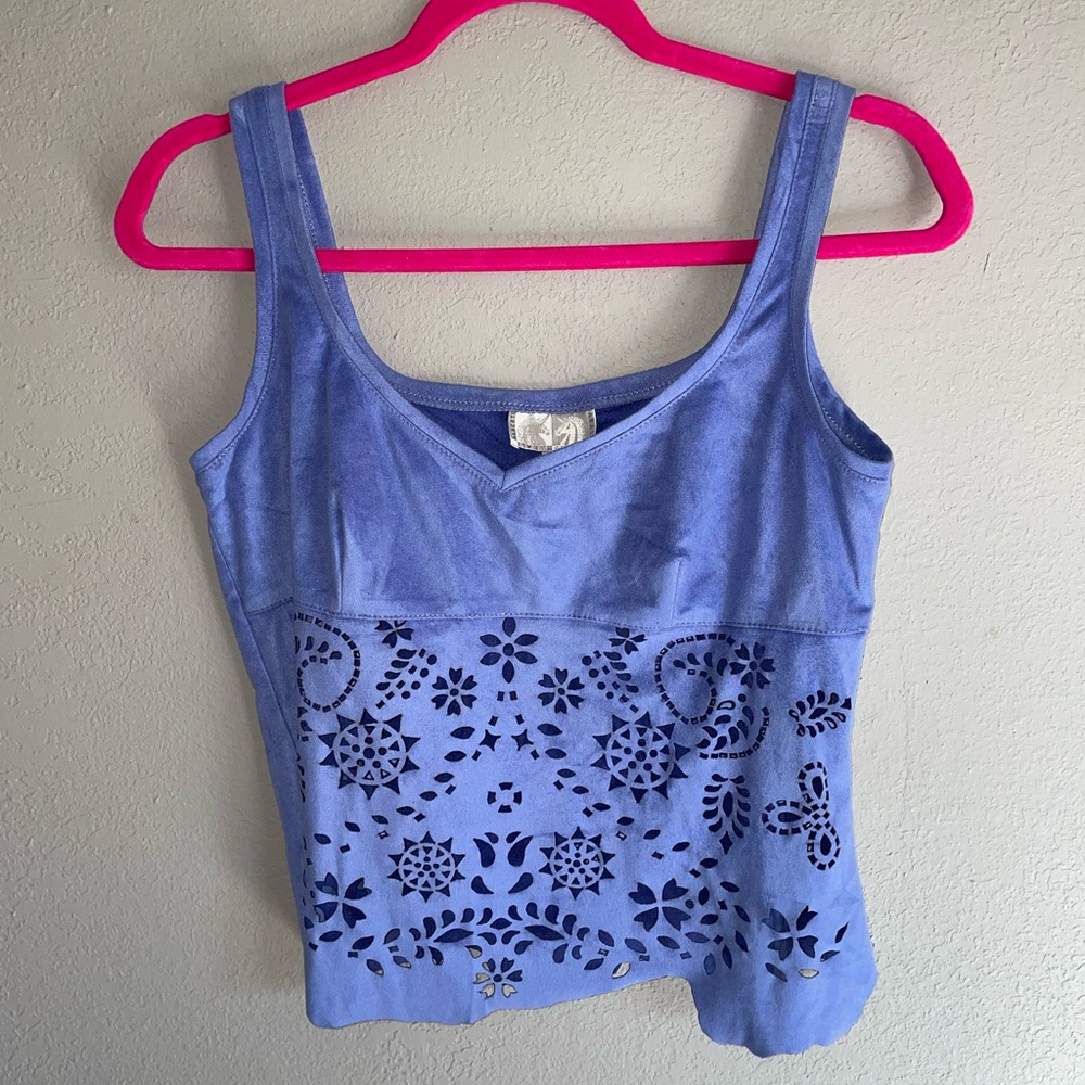 Alberto Makali Lavender Sleeveless Blouse soft sz 10
